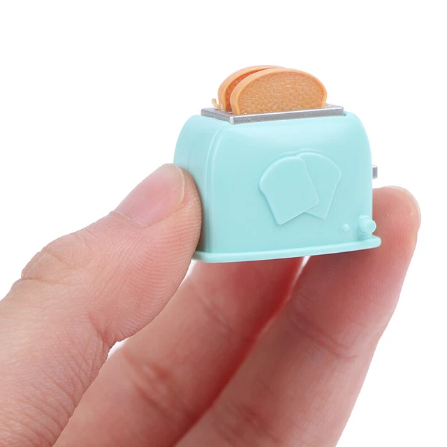 Dollhouse Simulation Mini Toaster Miniature Toy Model Kitchen Scene Decoratit1