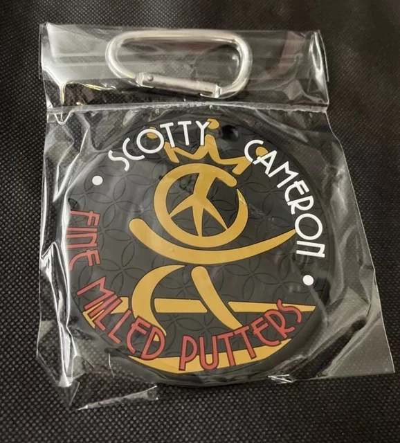 Disque De Putting Scotty Cameron Gallery Peace Surferadelic – Orange/jaune – étiquette De Sac Neuve