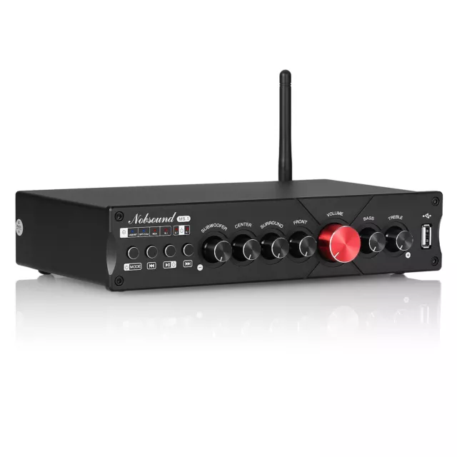 Nobsound M5.1 5.1-Kanal Digitaler Verstärker mit Bluetooth COAX/OPT Amplifier