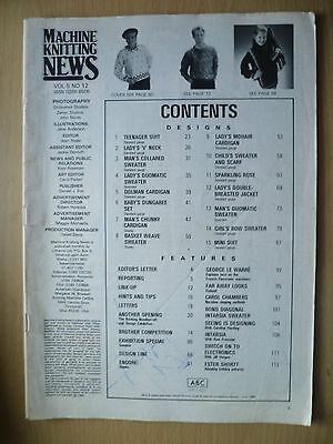 Máquina de tejer de la revista Noticias 1988 de junio, Vol. 5, No.12