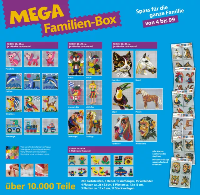 Mini Stecksystem Mega Familien-Box ca. 10.000 Teile Nr. 41289