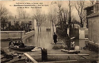 CPA La Crue de la Seine 30 Janvier 1910 ASNIERES-COURBEVOIE Rue des (581470)
