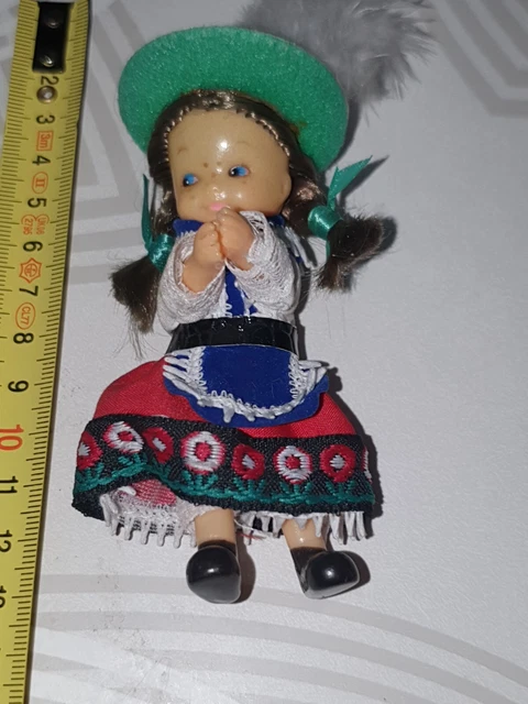 Poupée Folklorique Ancienne Moll's Bodensee Constance - Collection Vintage - En Plastique