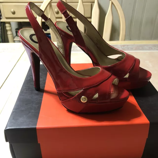 G By Guess “Camya” Peep Toe Stiletto Pump/Sz 6.5/Brand New 3