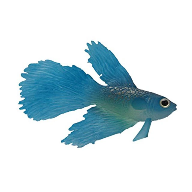 Fish Tank Decor Silicone Betta Floating Sculpture Artificial Shine
