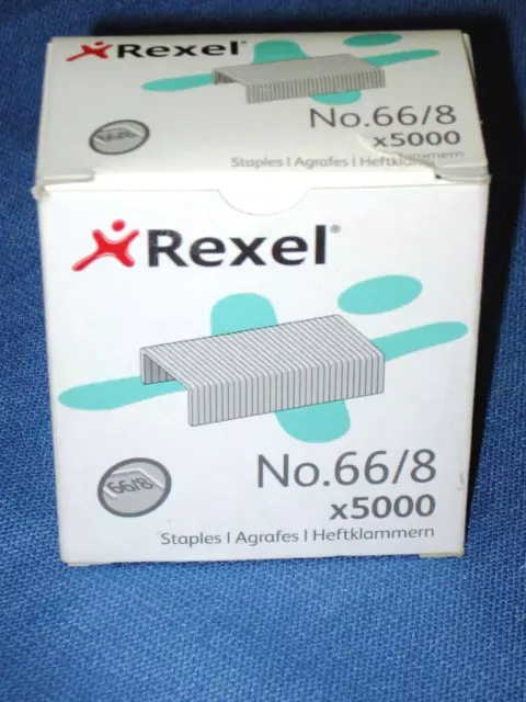 Rexel 66/8 Heavy Duty Staples Box 5000 R06065 New
