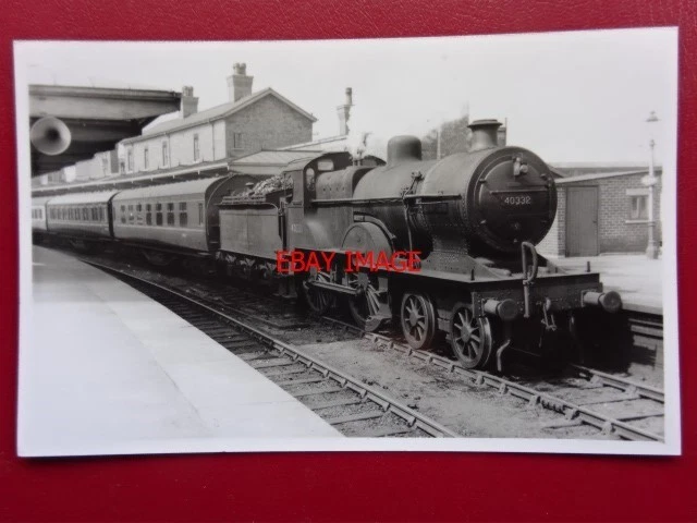 PHOTO LMS Class 2P Loco No 40332 At Gloucester Eastgate 1957 £2.00 ...