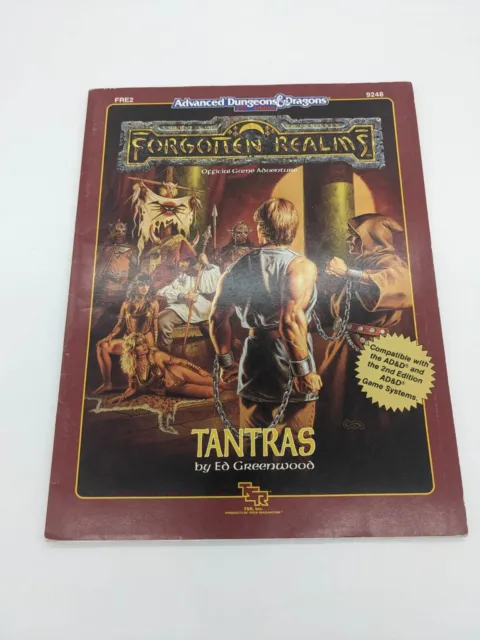 AD&D Forgotten Realms Tantras Dungeons & Dragons 9248 1989 VG+/EX Condition!