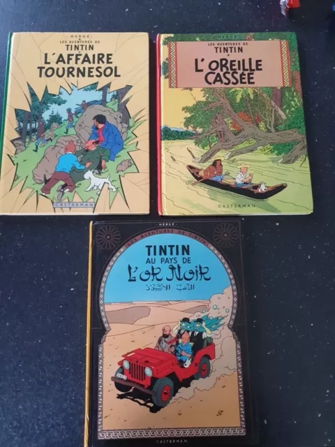Lot 3 BD Tintin