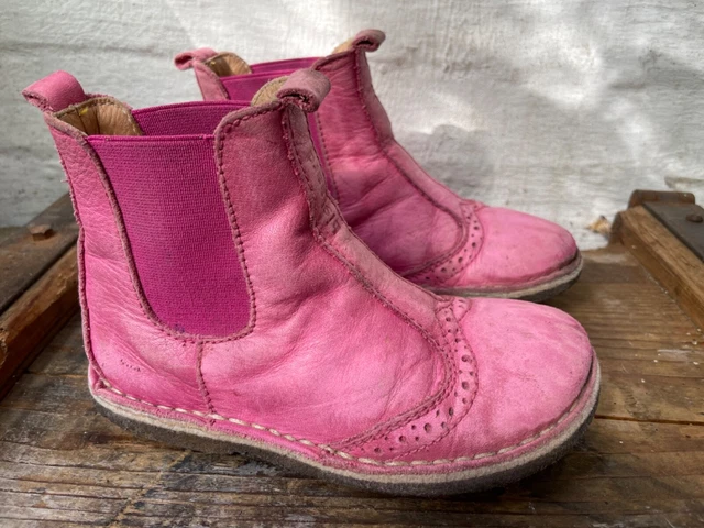 Bisgaard stivaletti rosa scarpe bambini 26 pelle