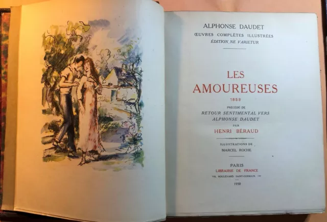 ALPHONSE DAUDET Œuvres Complètes Illustrées Edition Ne Varietur 1929-1931