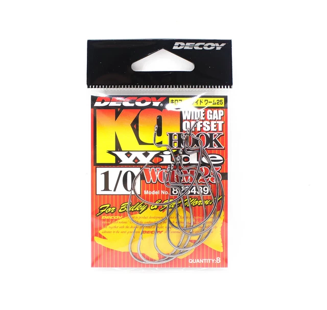 Hameçons Decoy Worm 4 - Taille 3/0 - Forte Armure - Lot De 8 - Neuf Sous Blister