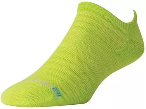 Drymax L79539 Hyper Thin Running Green No Show Socks 3-Pair Pack Unisex Size S