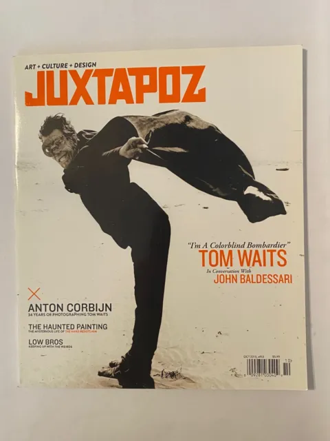 Juxtapoz Magazine Oct 2013 #153 Tom Waits John Baldessari Anton Corbijn Low Bros