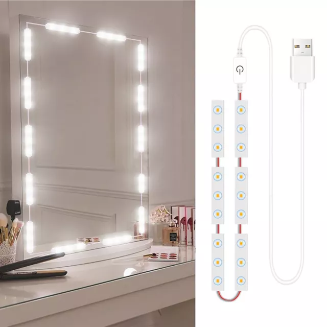 Makeup Mirror  18LEDs Dimmable  Control Vanity Mirror  U8E6