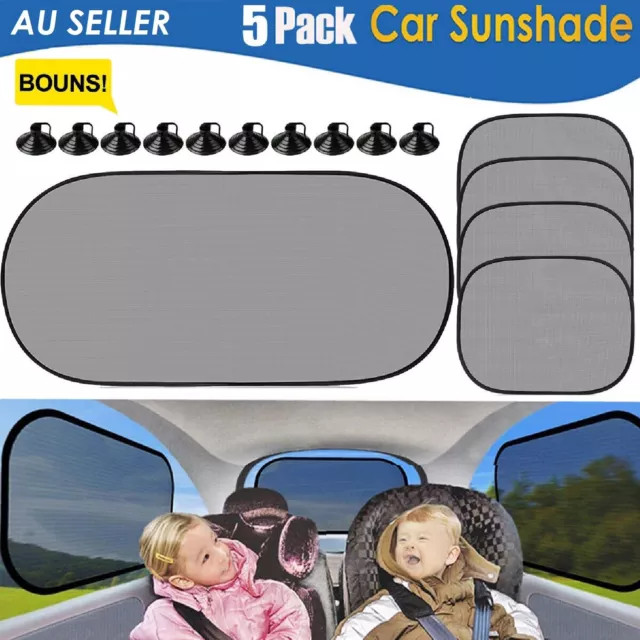 Car Side Rear Window Screen Mesh Car Sun Shade Cover Windshield Sunshade Visor