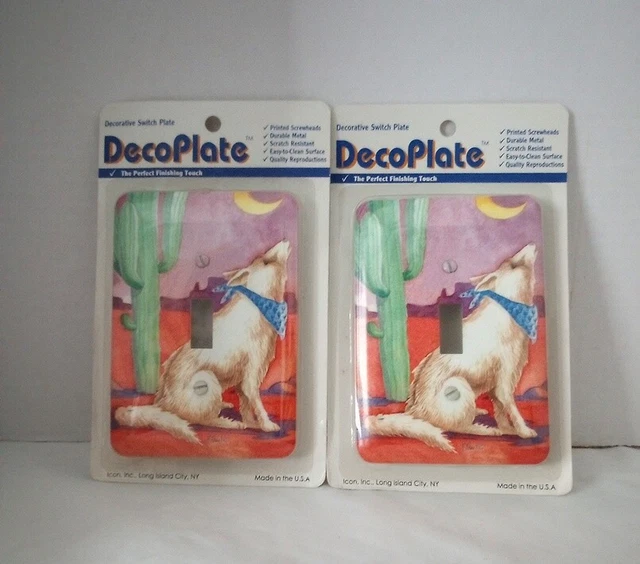 2 New Coyote Southwestern Switch Cover Plate