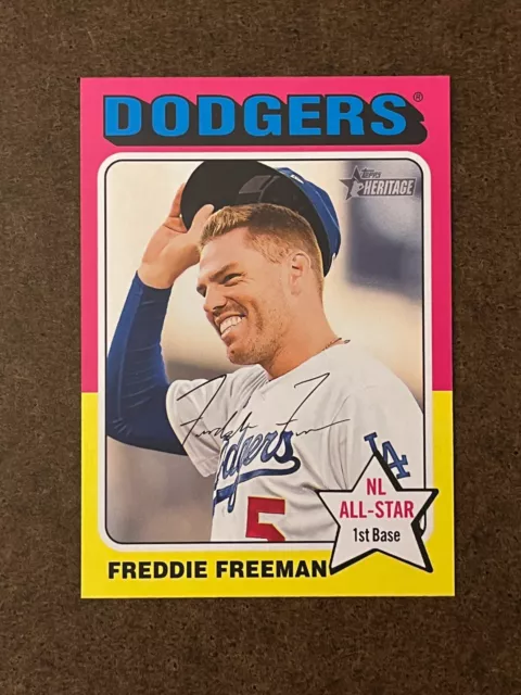 2024 Topps Heritage Image Variation #248 Freddie Freeman All-Star Dodgers NM-MT