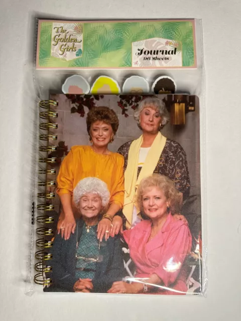 'THE GOLDEN GIRLS' SPIRAL-BOUND JOURNAL [NEW, 2024] 96 sheets - Dorothy, Blanche