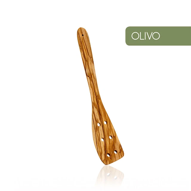 E3/75577 Esp � Tula Mit Löcher Holz Olivenholz Metaltex