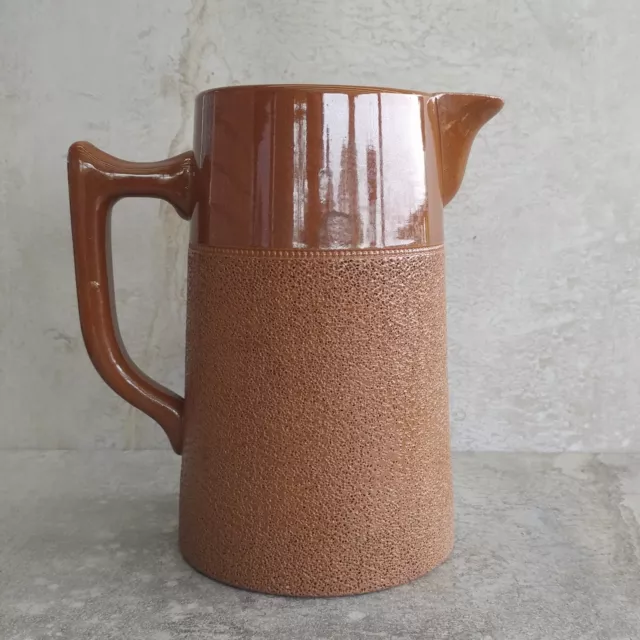 R Fowler Ltd Marrickville Pottery Coffee Pot  NO LID 1.35Ltrs Langley Ware Aust