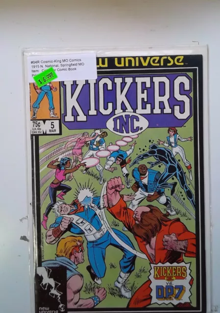 Kickers, Inc. #5 Marvel Comics (1987) VF- 1st Print Comic Book