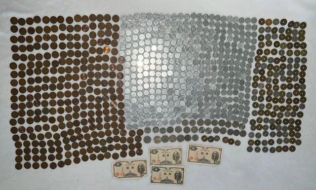 JAPAN YEN Lot Coins and bills world foreign Japanese 🇯🇵 👀 JAPAN YEN Lot Coins and bills world foreign Japanese 🇯🇵 👀