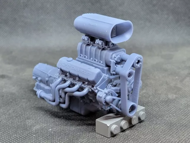 LS3 LS1 model engine resin 3D printed 1:24-1:8 scale