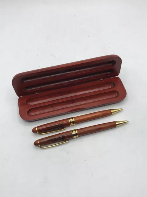 U.S. Army Go Army Wood Pen and Mechanical Pencil Set Wooden Case