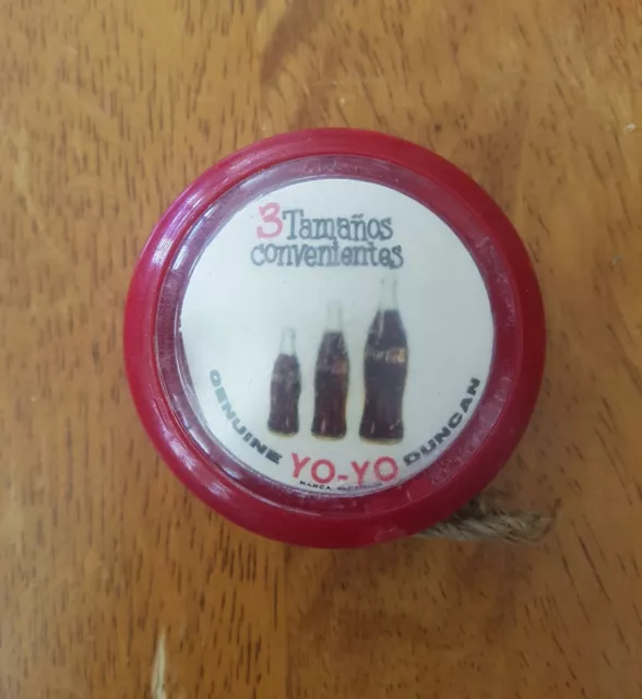 Coca Cola 1960's Genuine Duncan Mexican Yoyo - Tome Coca-Cola