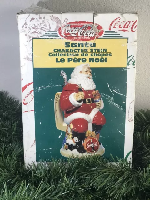 Coca Cola Santa Character Stain In Original Box