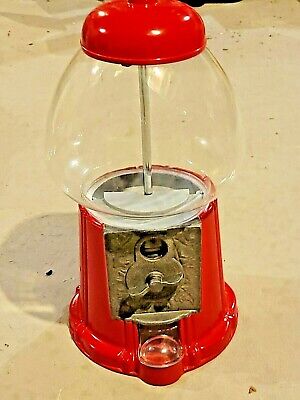 Candy Gumball Machine Bank (Vintage? see pic's) Glass Globe. Stand NOT included