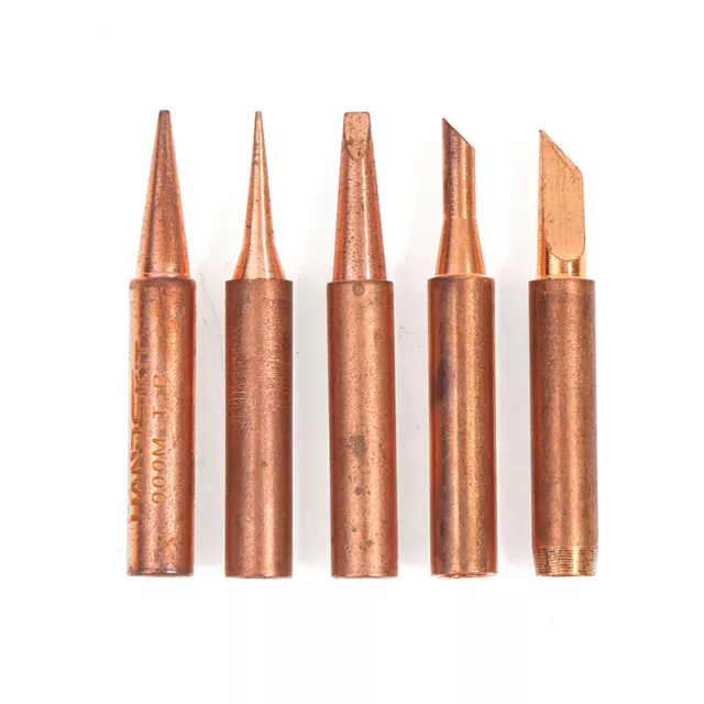 5PCS Pure Copper Lead-Free 900M-T-K Soldering Iron Tip Soldering Iron -A2