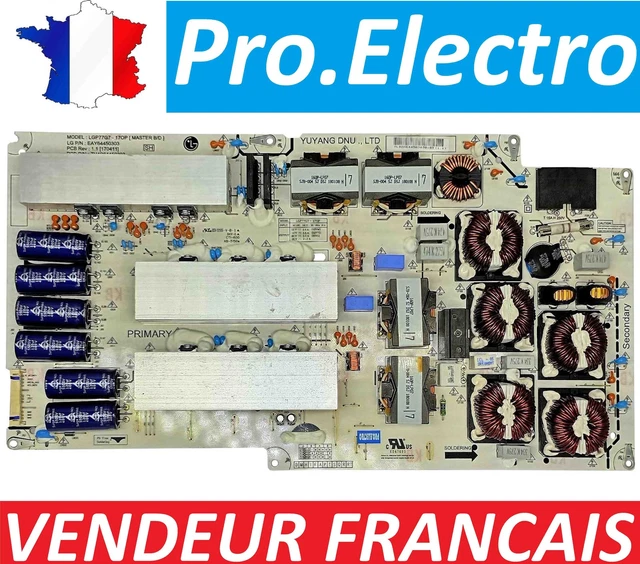 Carte D'Alimentation PSU Pour TV LG OLED77G1PUA – Réf EAY65894521 (Occasion)