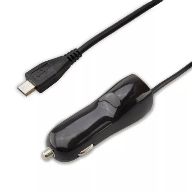 caseroxx Chargeur de voiture pour TomTom GO Premium / GO Premium X Micro USB câb