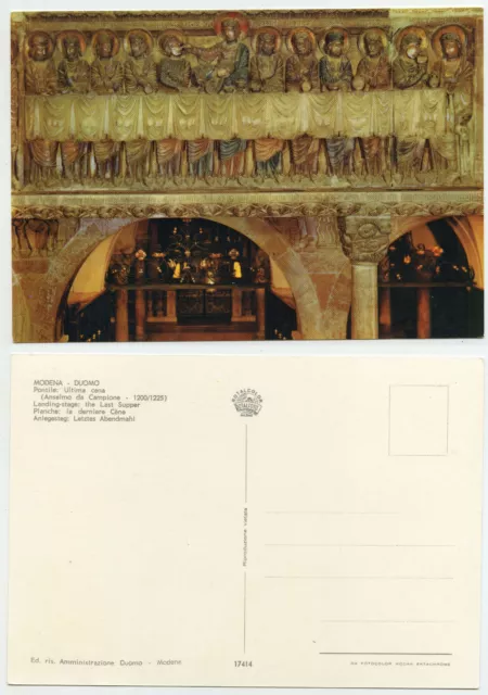 47855 - Modena - Duomo - Ultima cena - alte Ansichtskarte