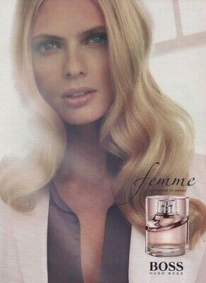 Boss Publicité papier Parfum Perfume Ad Boss Femme de 2006 