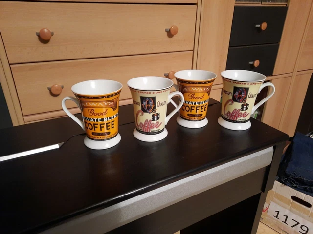 Kaffeebecher Böckling 4er Set Sammeltassen