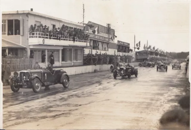 Duesenberg Sj & Lagonda M45 Le Mans 24 Hours 1935 Original Photograph Foto