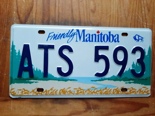 1 x Original SPECIAL CANADA Nummernschild aus MANITOBA*TOP*TOP*TOP*