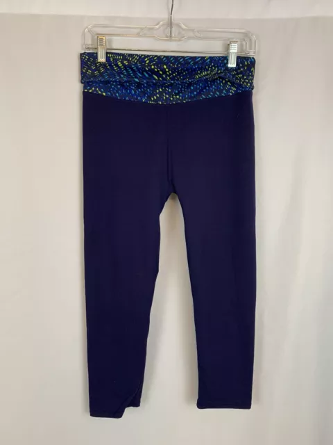 FABLETICS KATE HUDSON High Rise Fold Over Waist Pants Activewear Sz L Black  $19.95 - PicClick