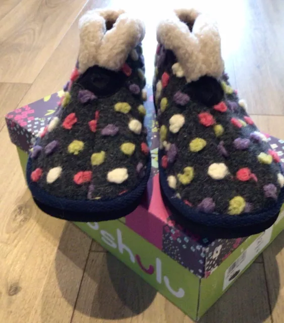 MOSHULU SPOTTY LADIES Slipper Bootie New In Box Size 41 7 Colour