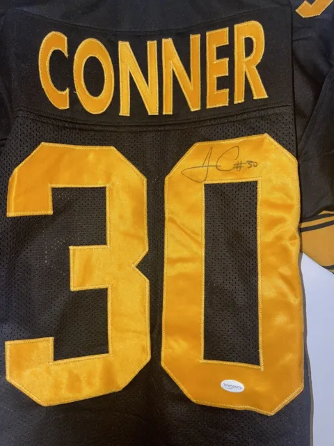 James Conner Pittsburgh Steelers Signed Custom Color Rush Jersey - TSE COA XL