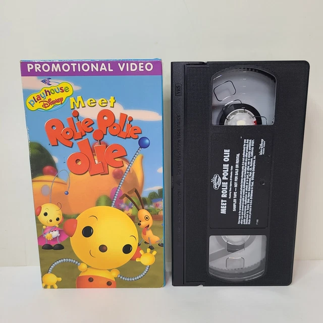 MEET ROLIE POLIE Olie Playhouse Disney VHS Promotional Video 2000 £11.