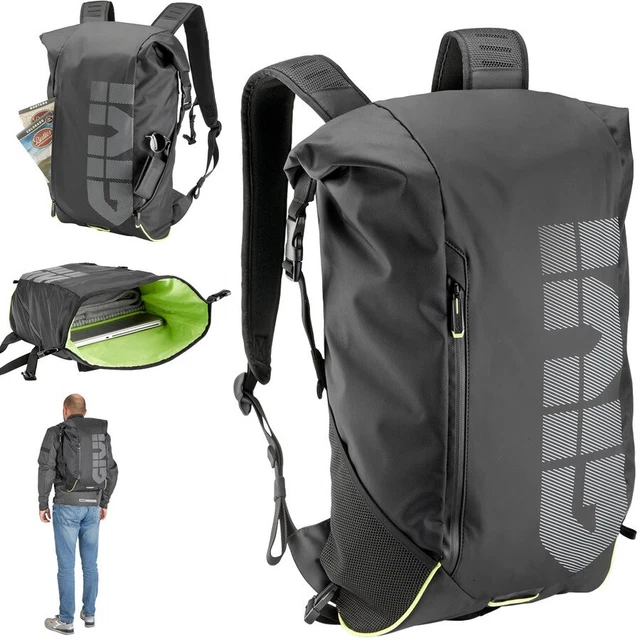 Zaino Moto GIVI EA104B Easy Bag - Estensibile 24 Litri Con Copertina Antipioggia Inclusa - Foto 11