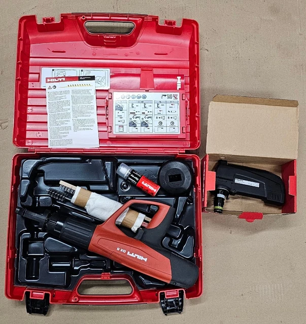 NEW HILTI DX5 F8 Fully Automatic Powder Actuated Nail Gun Kit 2142655