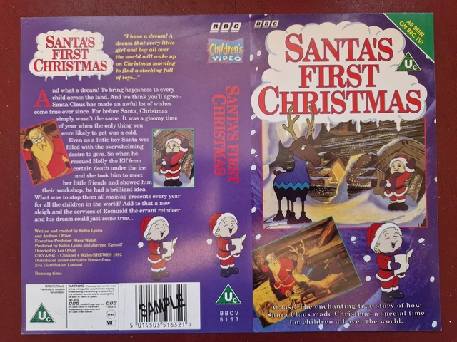 SANTA'S FIRST CHRISTMAS - BBC - Used Video Sleeve/Cover #B15434 £1.99 ...