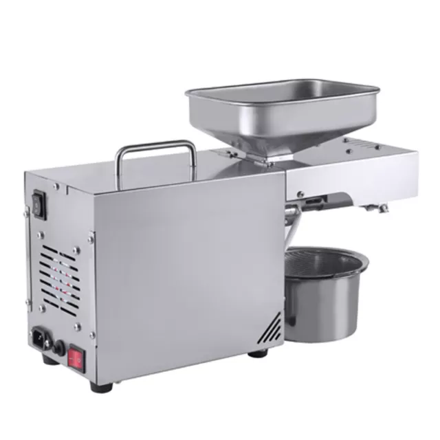 Spiral Stainless Steel Peanut Sesame Cold and Hot Double Press Press Machine