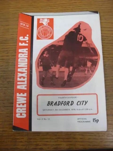 09/12/1978 Crewe Alexandra v Bradford City  (Fold)