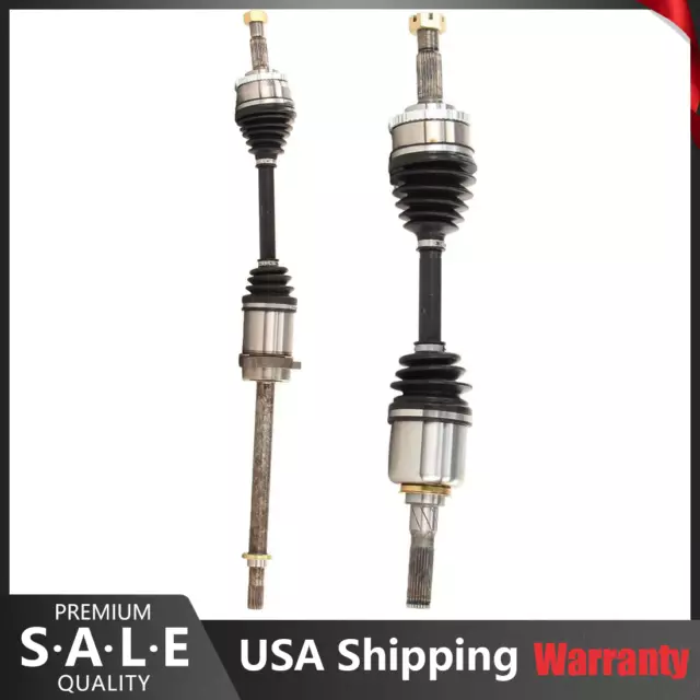 Front Left Right Pair CV Axle Joint Shaft For 1999-2002 Infiniti G20 Auto Trans
